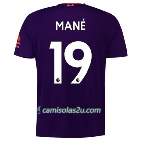 Camisolas de Futebol Liverpool Mane 19 Equipamento Alternativa 2018/19 Manga Curta